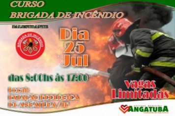 Curso Brigada de Incêndio em julho