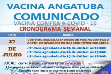 Vacinação Covid - Angatuba