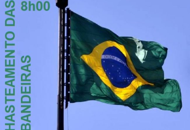 Hasteamento da Bandeira 148 anos de Angatuba